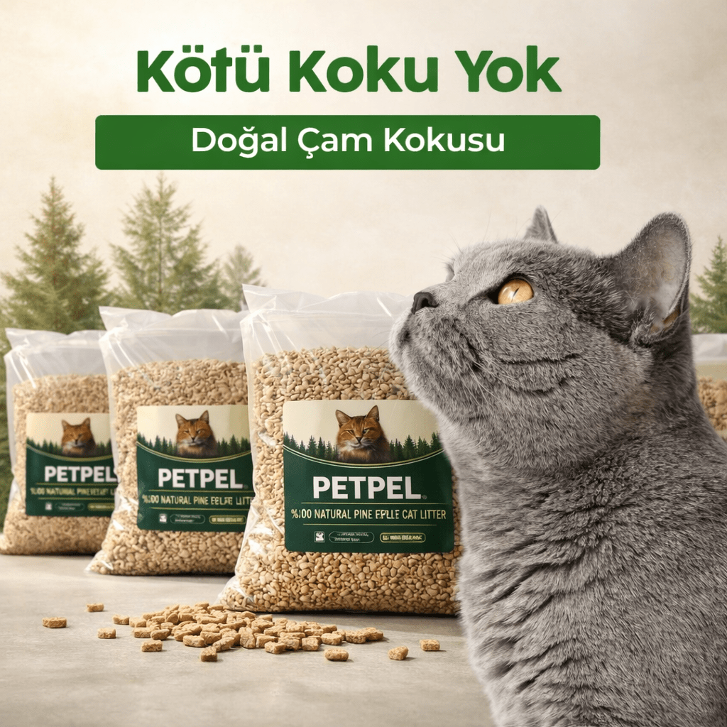 Petpel 20 Lt Çam Peleti Kedi Kumu - Petpel